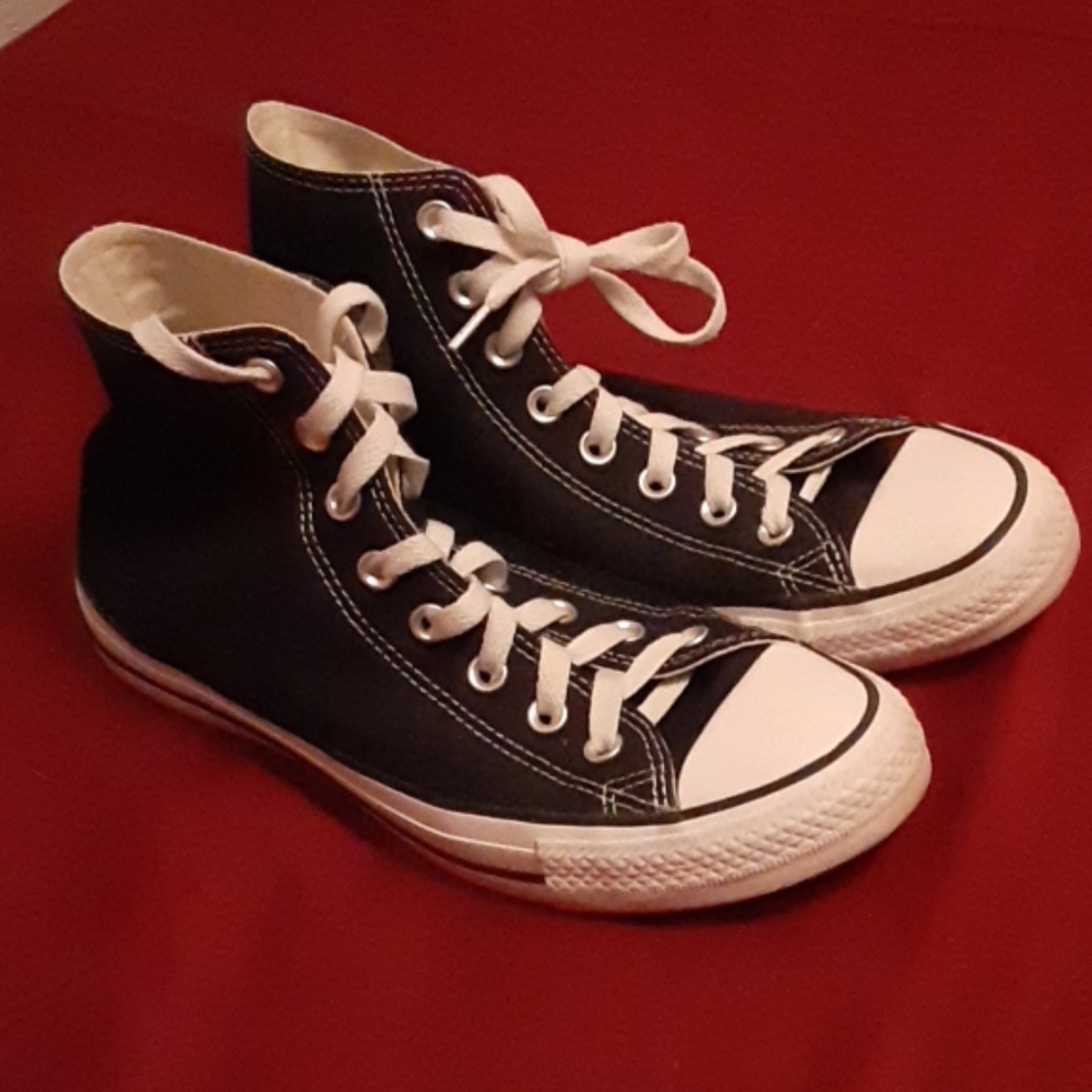 Converse, high tops, black
